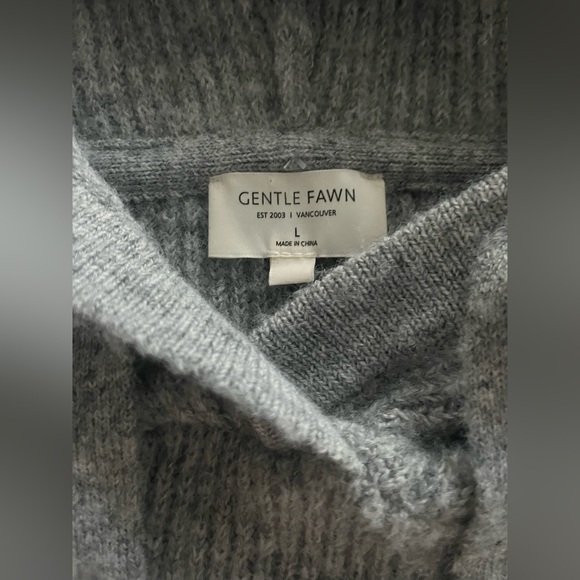 Gentle Fawn Heather Gray Alanis Sweater. Like New - Picture 3 of 5